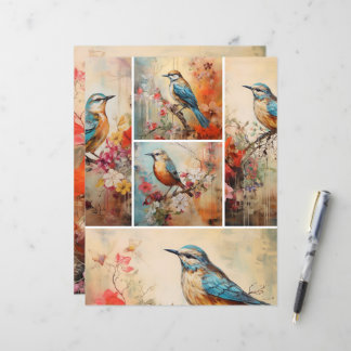 Papier Mélange Blue Bird
