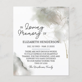 Papier Mémoire/Merci de la sympathie budgétaire.