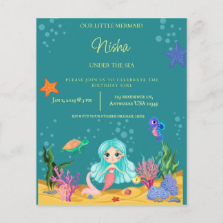 PAPIER MERMAID ANNIVERSAIRE THÈME DE FÊTE POUR LES FILLES