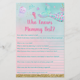 Papier Mermaid Under The Sea Qui Connaît Mommy Meilleur J