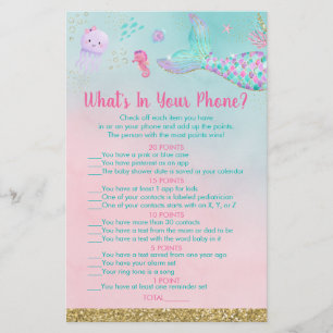 Papier Mermaid Under The Sea What's In Your Phone Game