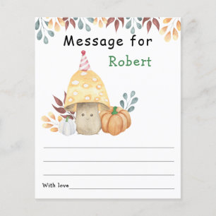 Papier Message de capsule temporelle d'anniversaire de ch