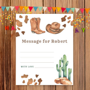 Papier Message de capsule temporelle d'anniversaire de co