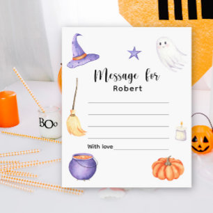 Papier Message de capsule temporelle d'anniversaire Hallo