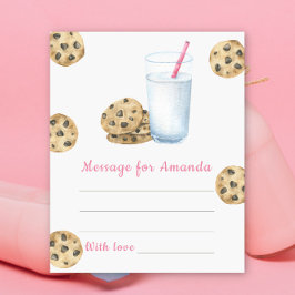 Papier Message de la capsule d'anniversaire de biscuits e