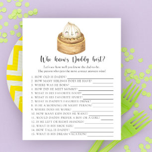 Papier mignon Dumpking Qui connaît DADDY meilleur jeu