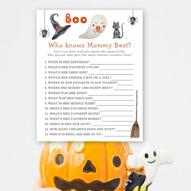 Papier Mignon fantôme - Qui connaît maman mieux (Créateur téléchargé)