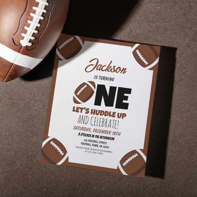 Papier Mignonne Modern Football Budget 1er Anniversaire I (Créateur téléchargé)