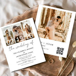 Papier Minimaliste du budget Le Mariage de la photo code