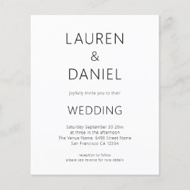 PAPIER Minimalistischer QR-Code Schwarz-weiße Hoch