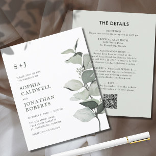 Papier Mise à jour du budget Tout en un carton d'invitati