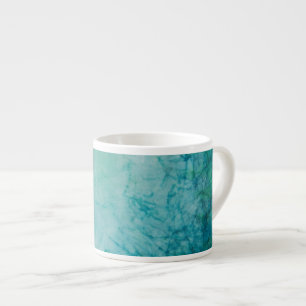 Papier mit der blauen, grünen und schwarzen Farbe Espressotasse