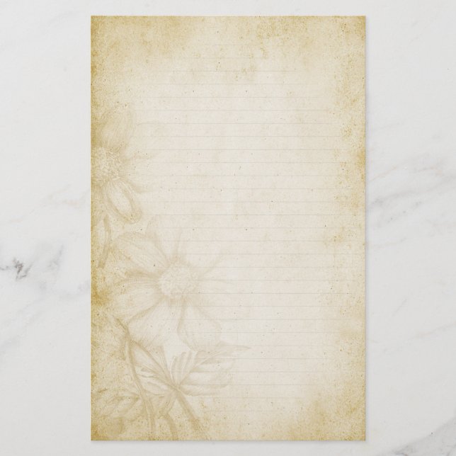 Papier mit einer Überschrift (Vorderseite)