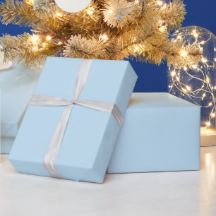Papier mit festem Farbumschlag in hellblau Geschenkpapier