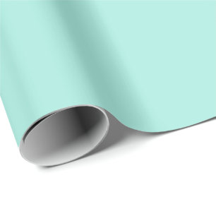 Papier mit festem Farbumschlag in hellen Aqua Geschenkpapier
