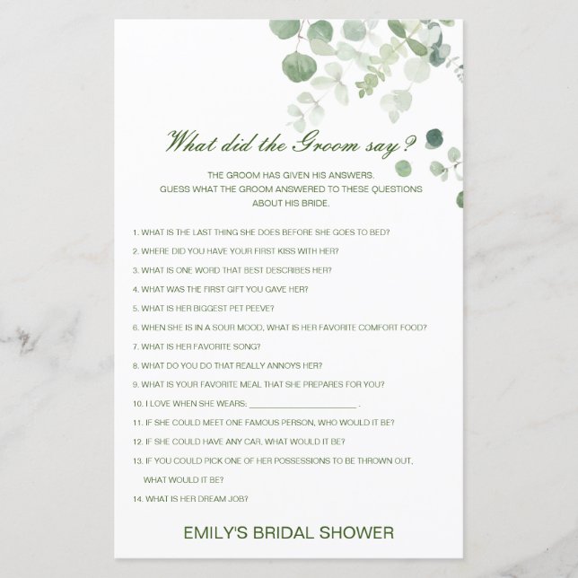 Papier Modifier ce que la chambre a dit (Devant)