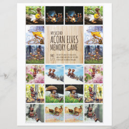 Papier Mon deuxième jeu de mémoire Acorn Elves 1/3