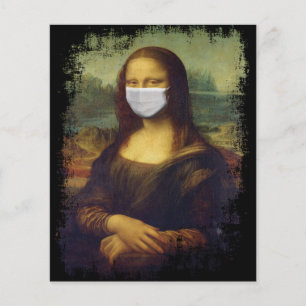 Papier Mona Lisa Avec Masque