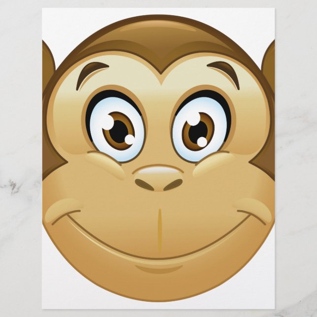 Papier monkey emoji (Devant)