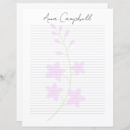 Papier Monogram Chic Script Name Stationery Paper