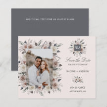 Monogram Dusty Rose photo Mariage ENREGISTRER LA D