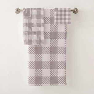 Papier Monogramme Beige à carreaux Buffalo Fermièr