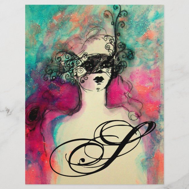 PAPIER MONOGRAMME DE CHARME (Devant)