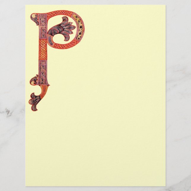 PAPIER MONOGRAMME P CELTIQUE (Devant)