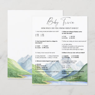 Papier Montagnes - Bébé Questions-Réponses