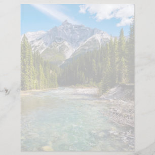 Papier Montagnes Parc national Banff, Rocheuses canadie