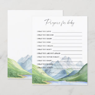 Papier Montagnes - prières pour bébé