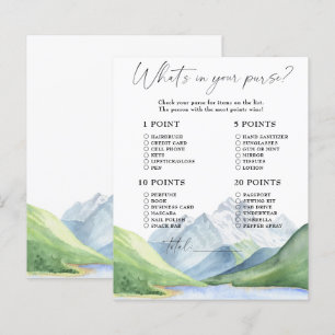 Papier Montagnes - qu'y a-t-il dans votre sac