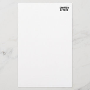 Papier Montre. Sois Vu !