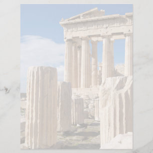 Papier Monuments   Parthénon Acropole Athènes Grèce