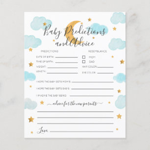 Papier Moon & Stars Blue Baby Prédictions et conseils