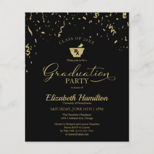 Papier Mortar Pharmacy Grand Parti Budget Invitation