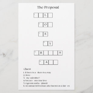 Papier Mot de passe de la proposition de Bridesmaid