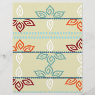 Papier Motif 5 couleurs :