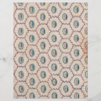 Papier Motif Abstrait avec lignes courbes et points papie