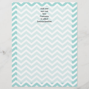 Papier Motif Aqua chevron