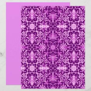 Papier Motif chinois Art Nouveau, Amethyst violet
