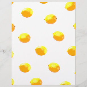 Papier motif citron version 1