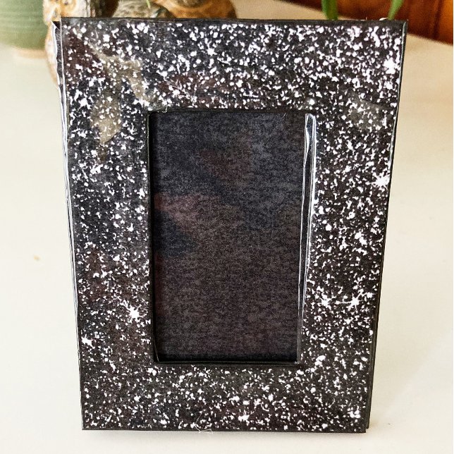 Papier Motif de cadre Selfie Bling Noir pour 2x3 Photo (Créateur téléchargé)