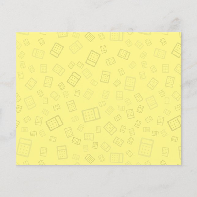 Papier Motif de calculateur (Devant)