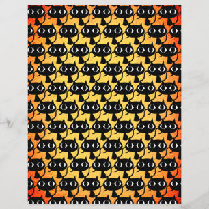 Papier Motif de chatons noirs