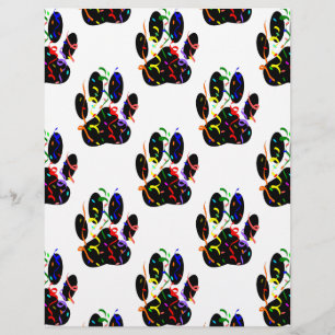 Papier Motif de confettis et de serpentin de fête aux emp