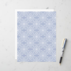 Papier Motif de flocon de neige en dentelle Abstraite sur