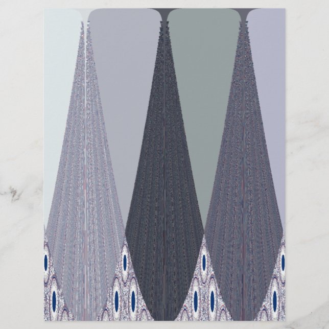 Papier Motif de géométrie tribale (Devant)