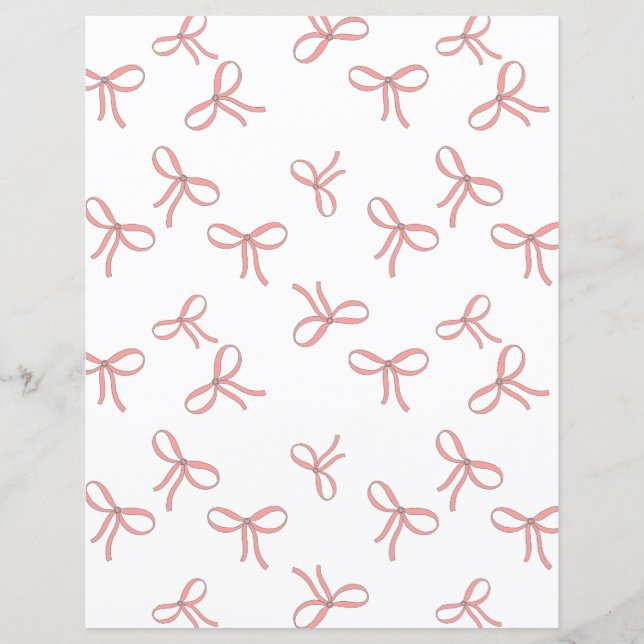 Papier Motif de vaches roses Coquette (Devant)