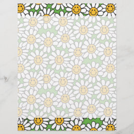 Papier Motif Fleurs marguerites